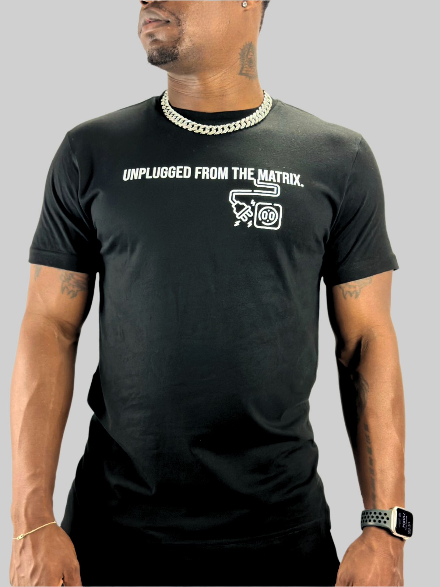 Unplugged From Matrix Tee
