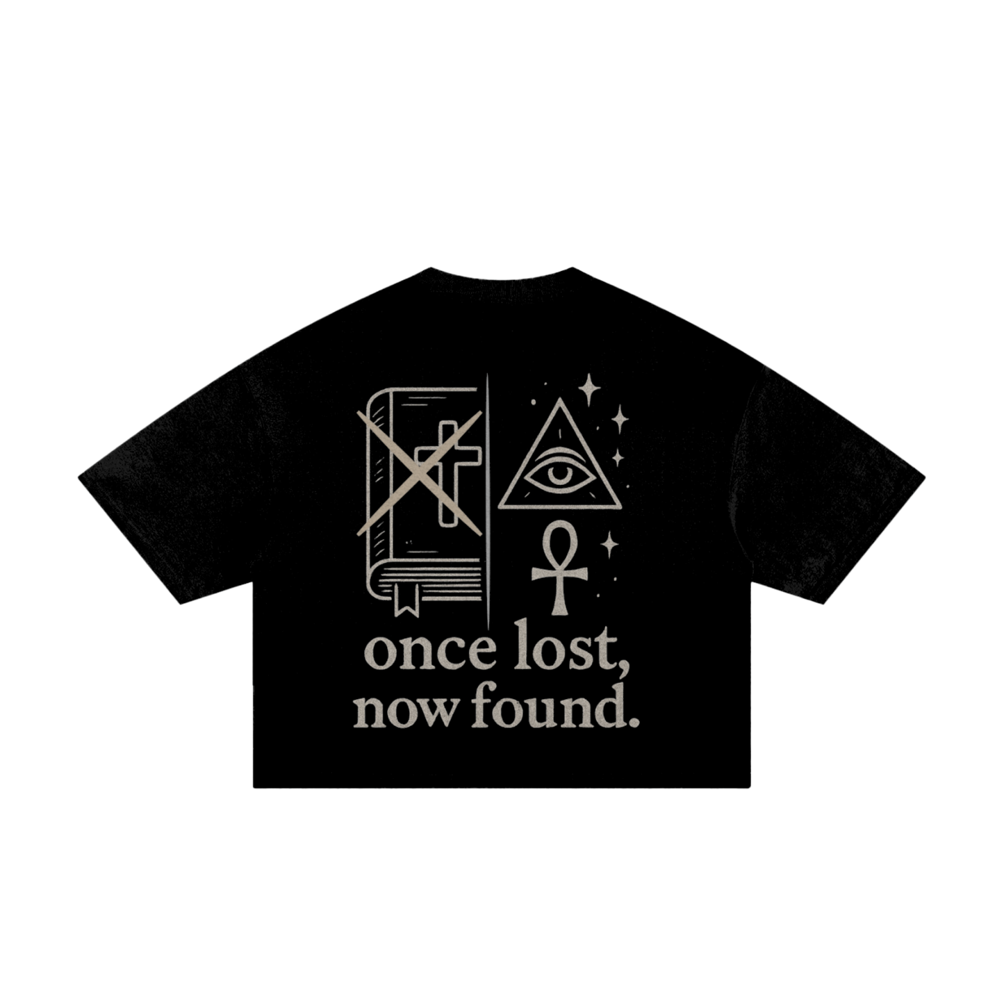Now Found Glitch Boxy Tee