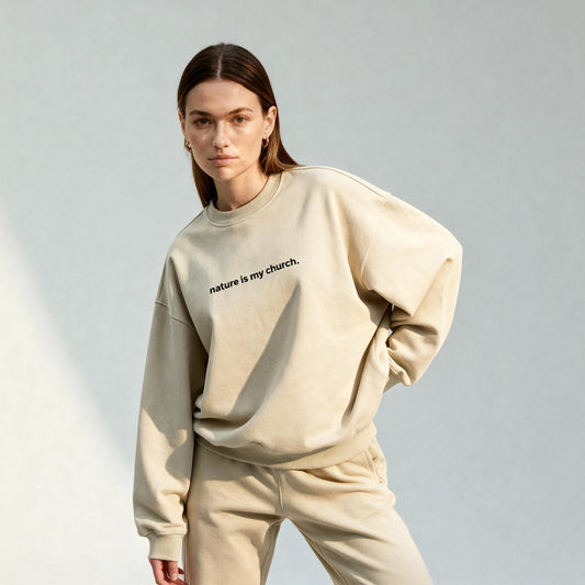 Nature Church Heavyweight Oversized Sweatshirt
