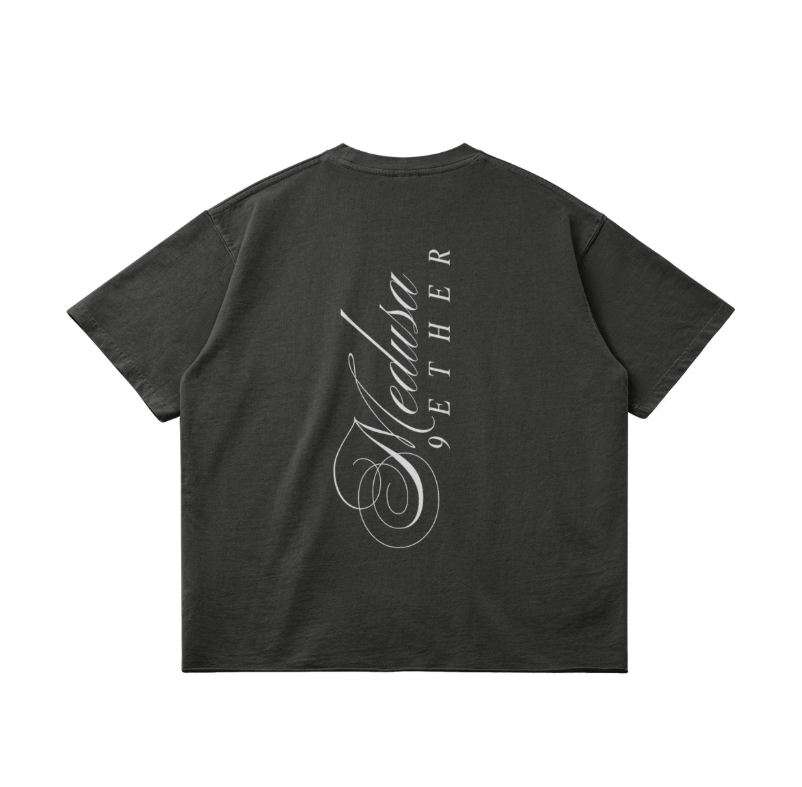 Medusa 9 Ether Vintage Raw Hem Tee