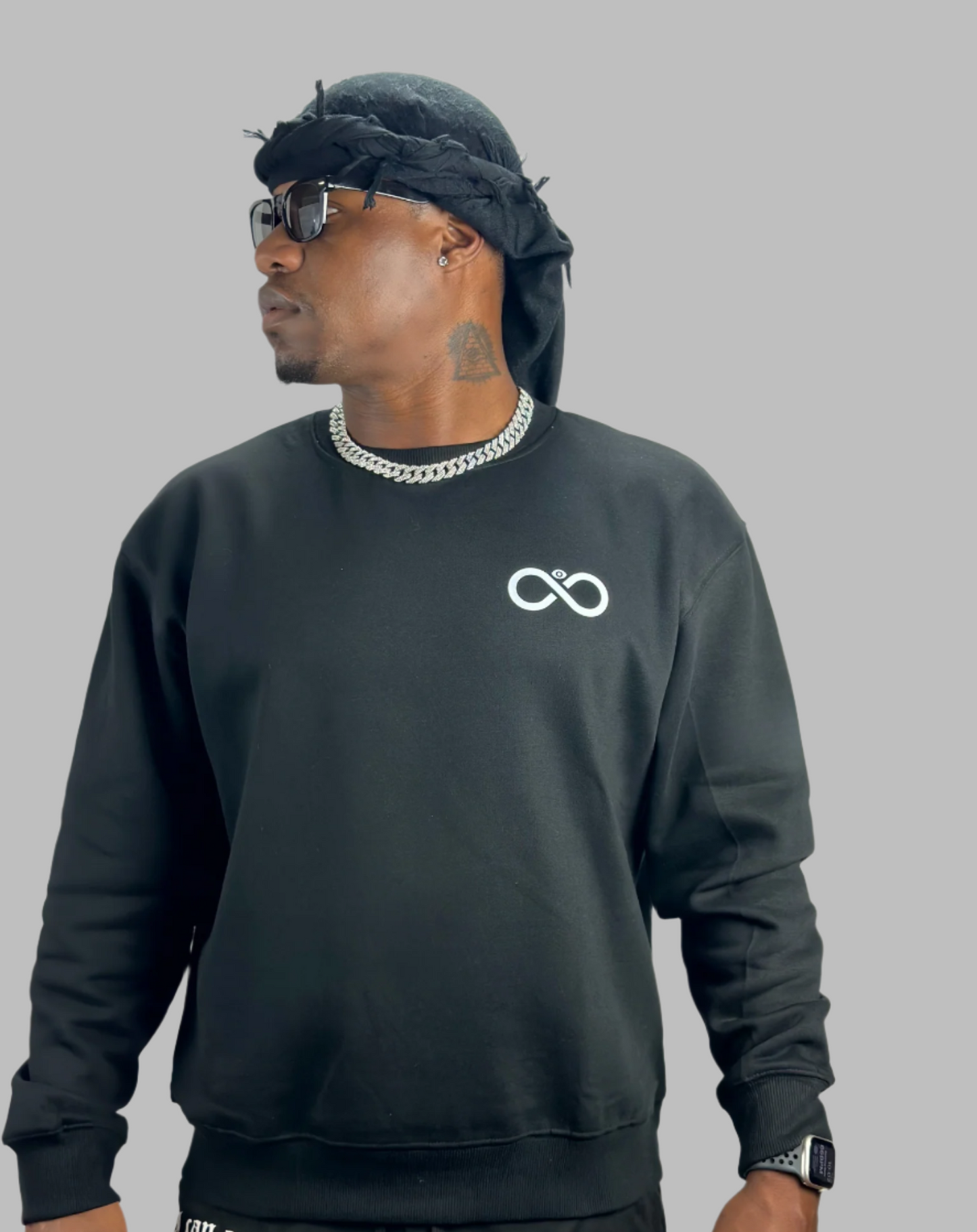 Back Angel Numbers Sweater (Back Print)
