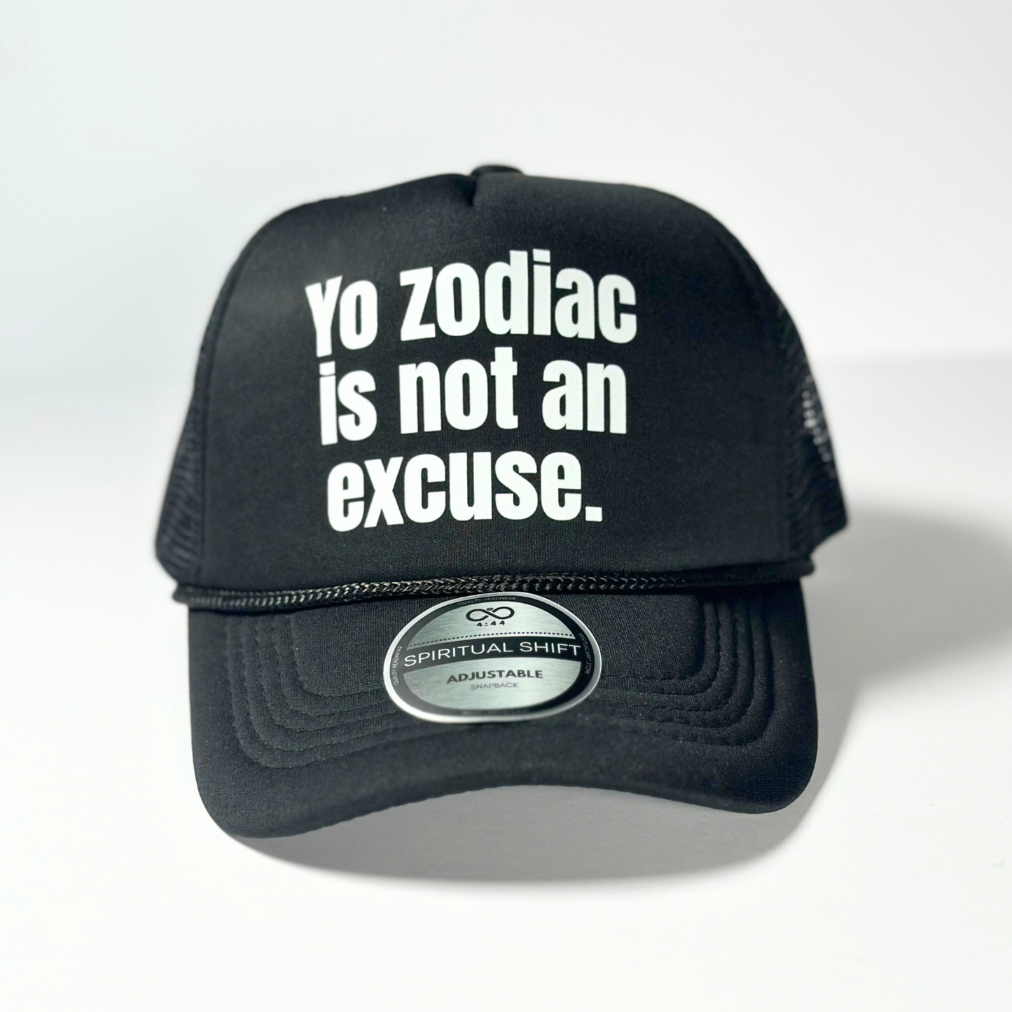 YO ZODIAK BLACK MESH TRUCKER HAT