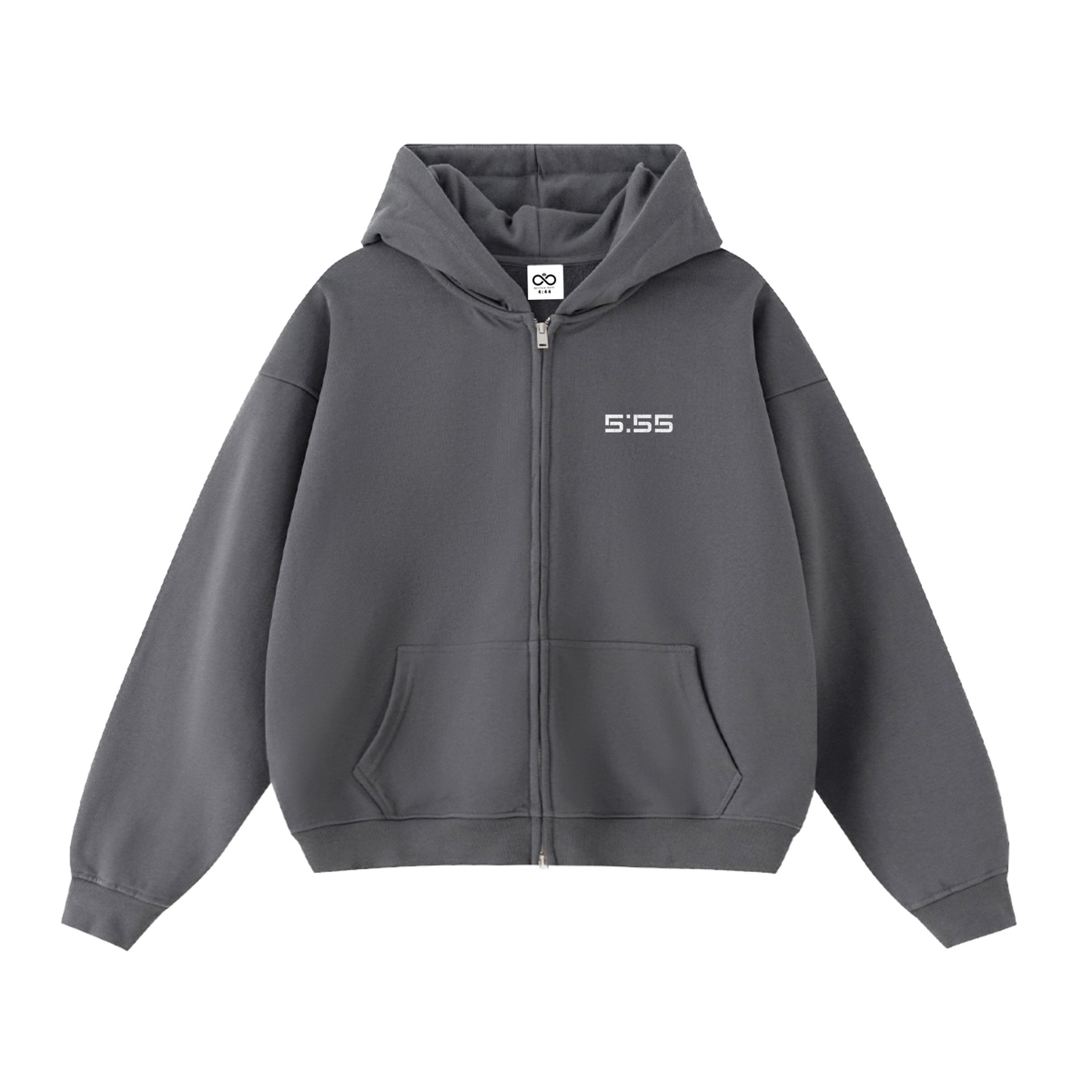 I Love The Old Me Cropped Double-Zip Hoodie