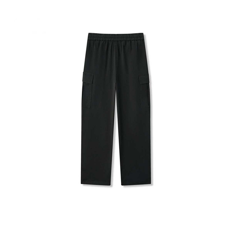 Matrix Dropout Wide-Leg Cargo Sweatpants