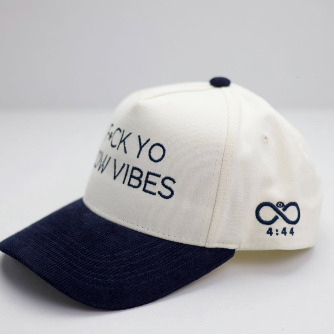 Yo Low Vibes - Snapback Trucker Hat - Corduroy