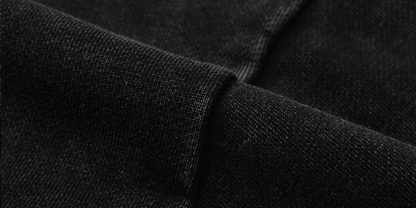 Gangster Healer Snow Washed Raw Edge Cropped Sweatshirt