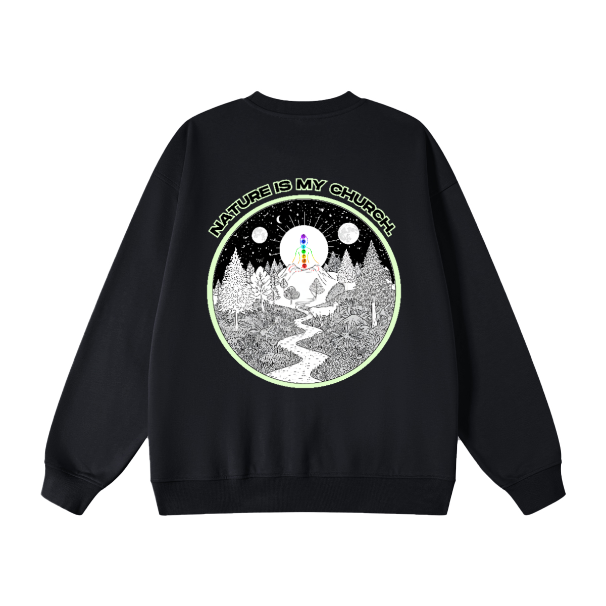 Nature Is My Church Oversized Sweatshirt
