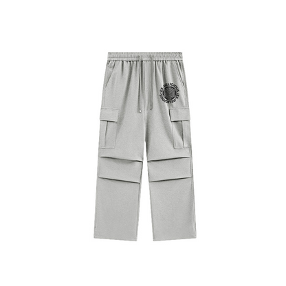 Ex-Religous Wide Leg Cargo Sweatpants
