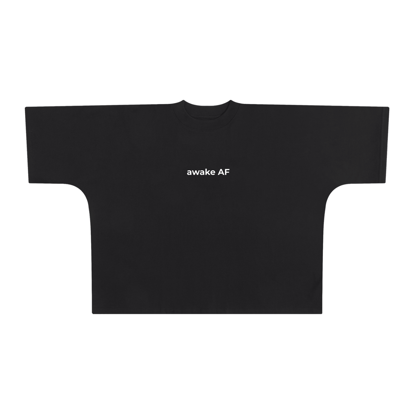 Awake Af Oversized One-Piece Boxy T-Shirt