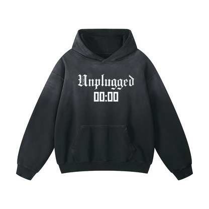 Unplugged From The Matrix Heavyweight Sunfade Hoodie