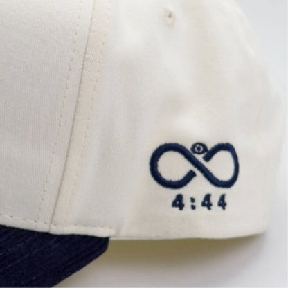 EYE OF HORUS BLUE SUEDE TRUCKER HAT