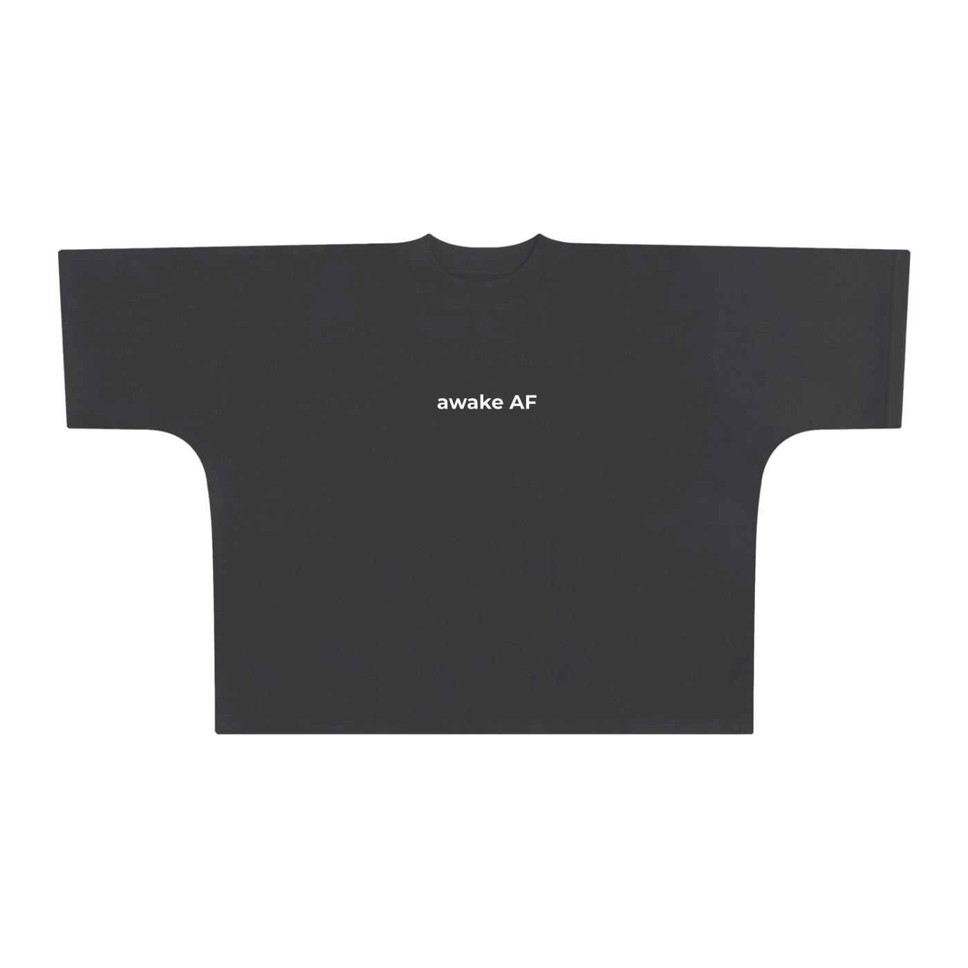 Awake Af Oversized One-Piece Boxy T-Shirt