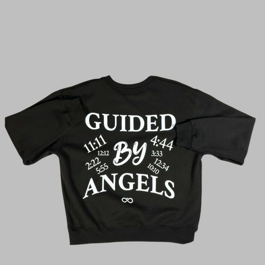 Back Angel Numbers Sweater (Back Print)