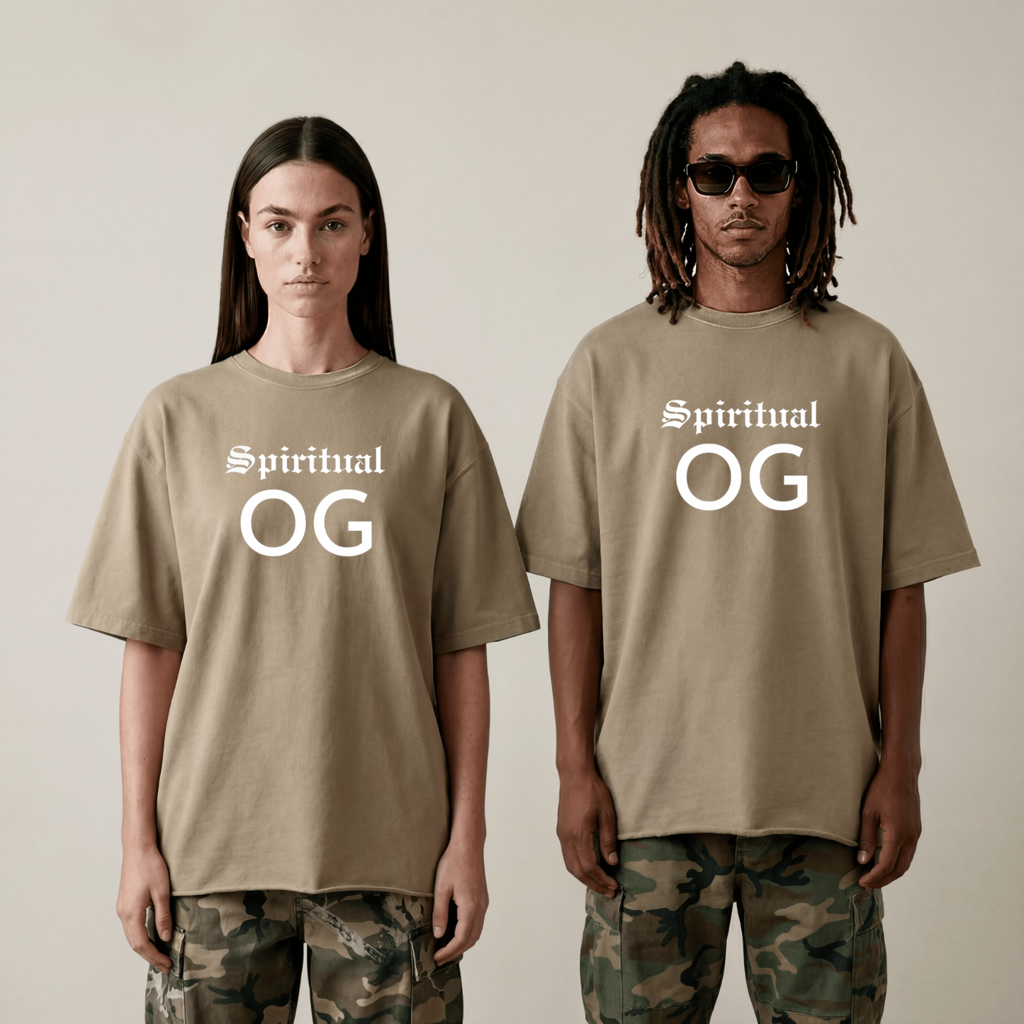 Spiritual OG Raw Faded Oversized Tee