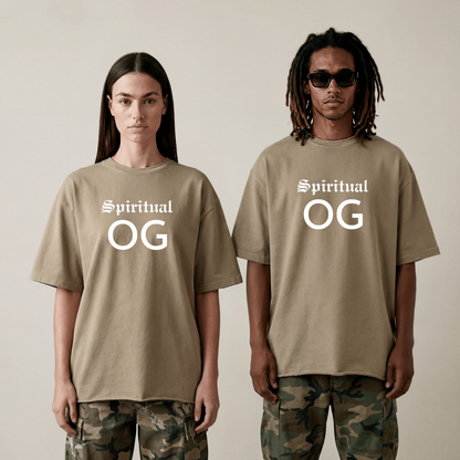 Spiritual OG Raw Faded Oversized Tee