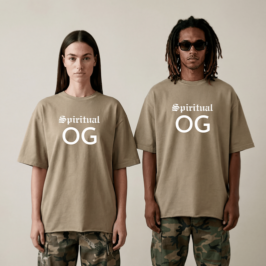Spiritual OG Raw Faded Oversized Tee