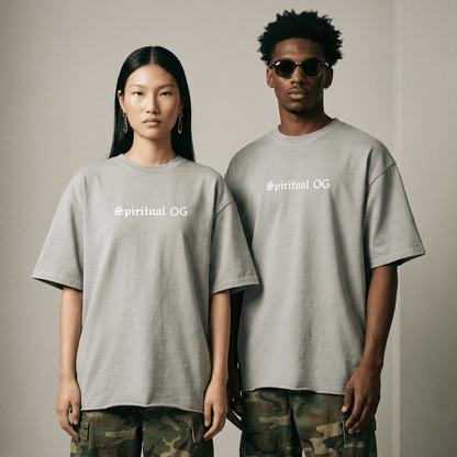 Spiritual OG Oversized Raw Hem Tee