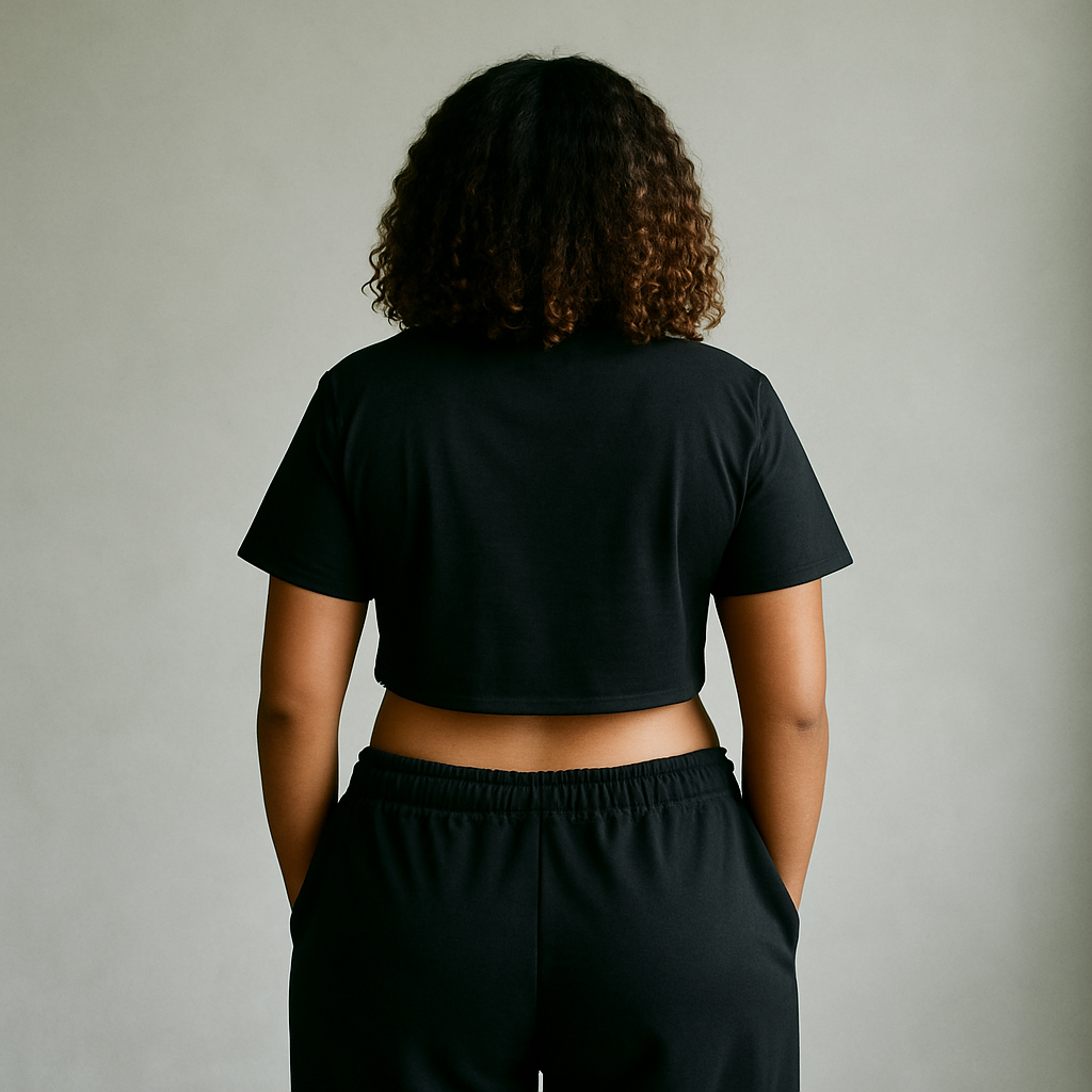 She Glows Different Now Crop Top