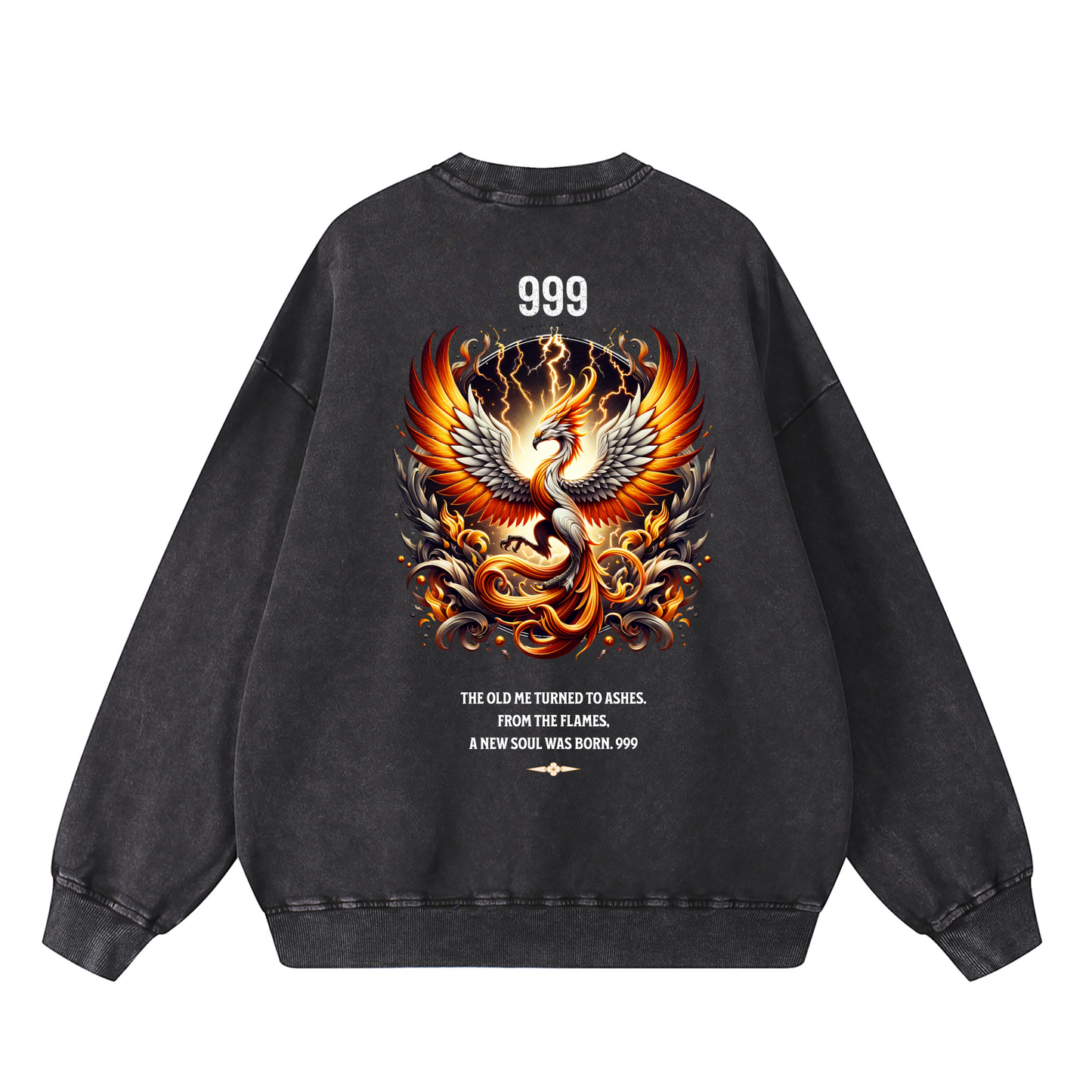 Ressurrected Heavyweight Oversized Faded Sweatshirt