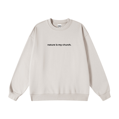 Nature Church Heavyweight Oversized Sweatshirt
