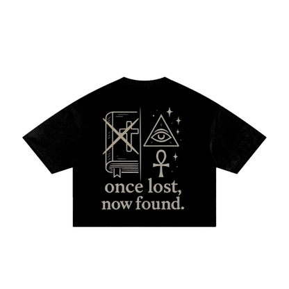 Now Found Glitch Boxy Tee