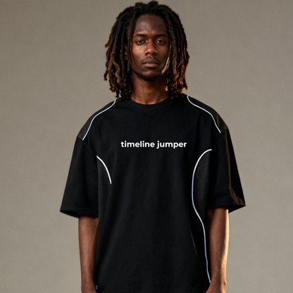 Timeline Jumper - Contrast Piped Panel T-Shirt
