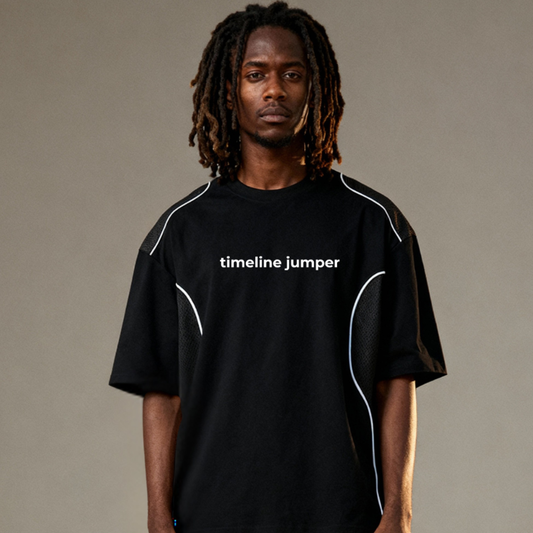 Timeline Jumper - Contrast Piped Panel T-Shirt