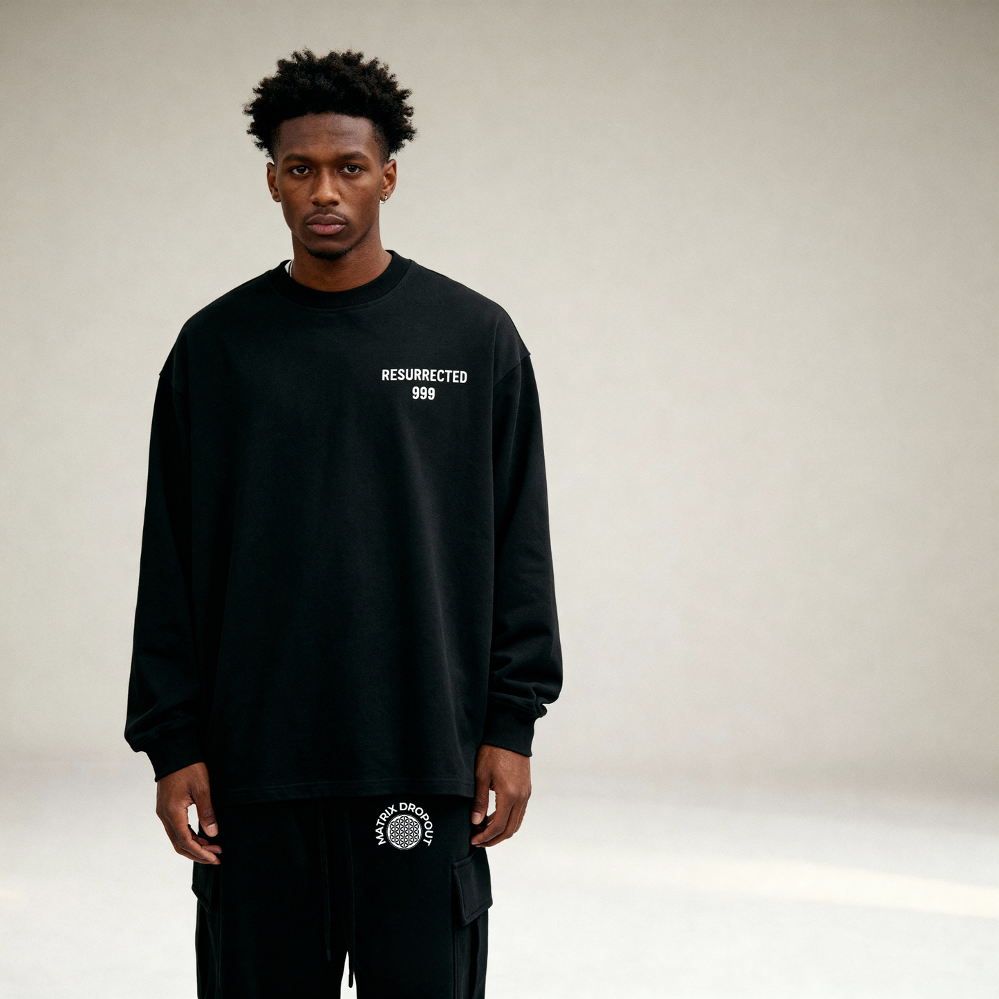 Rising Phoenix Oversized Long Sleeve Tee