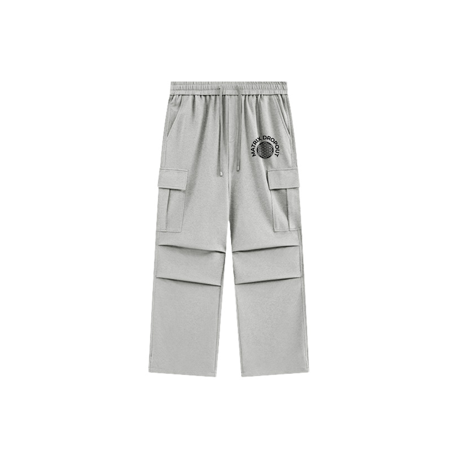 Matrix Dropout Wide Leg Cargo Sweatpants