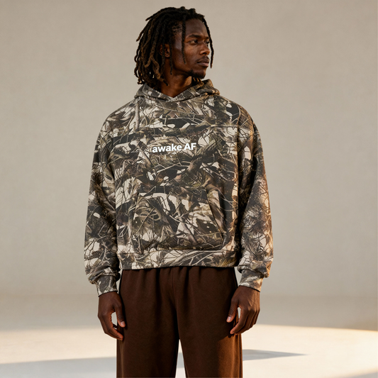Awake af French Terry Camo Hoodie