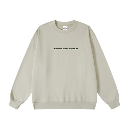 Nature Is My Church Oversized Sweatshirt