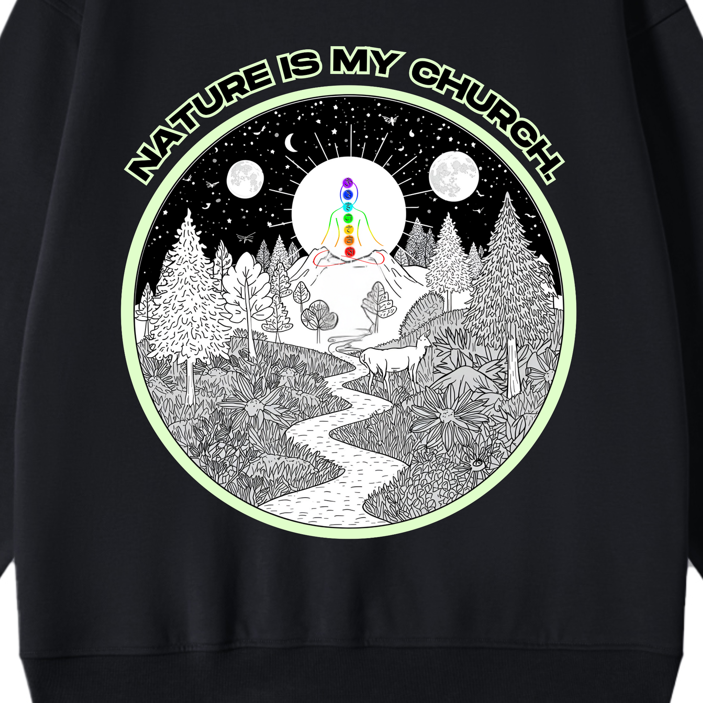 Nature Is My Church Oversized Sweatshirt