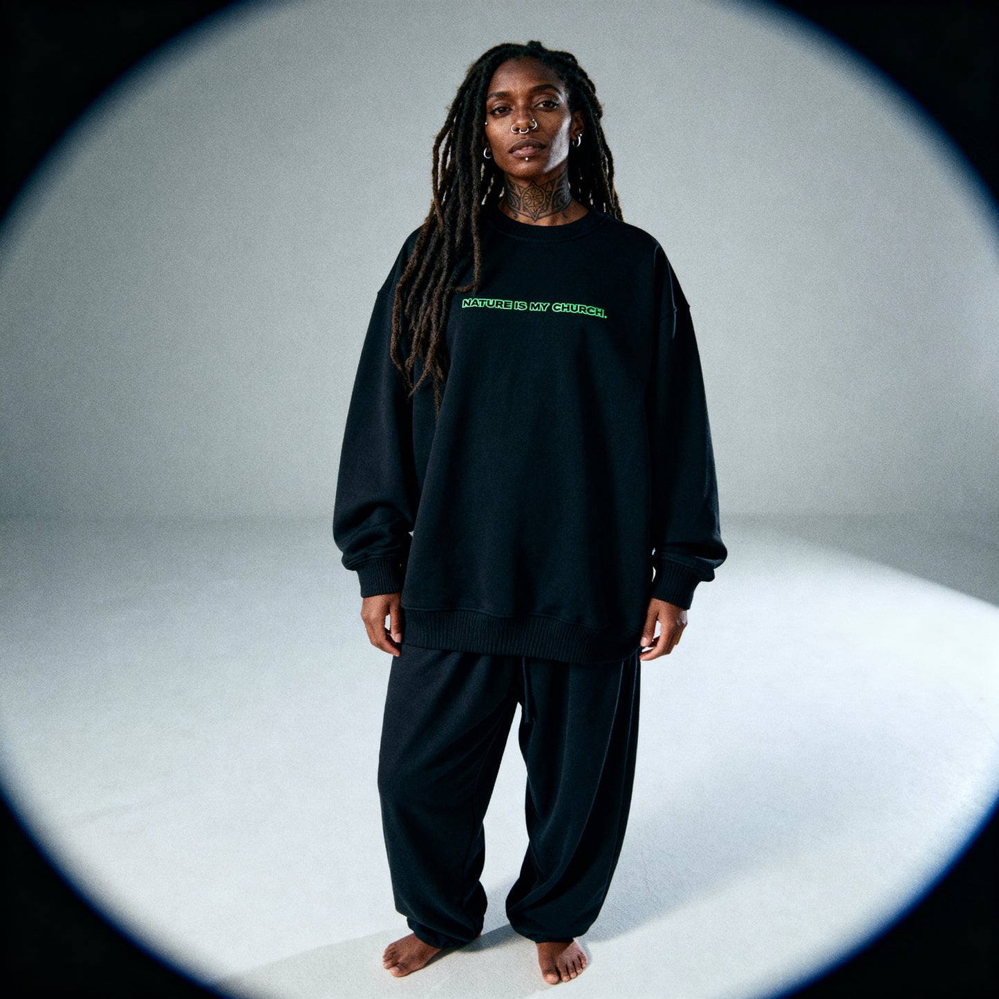 Nature Is My Church Oversized Sweatshirt