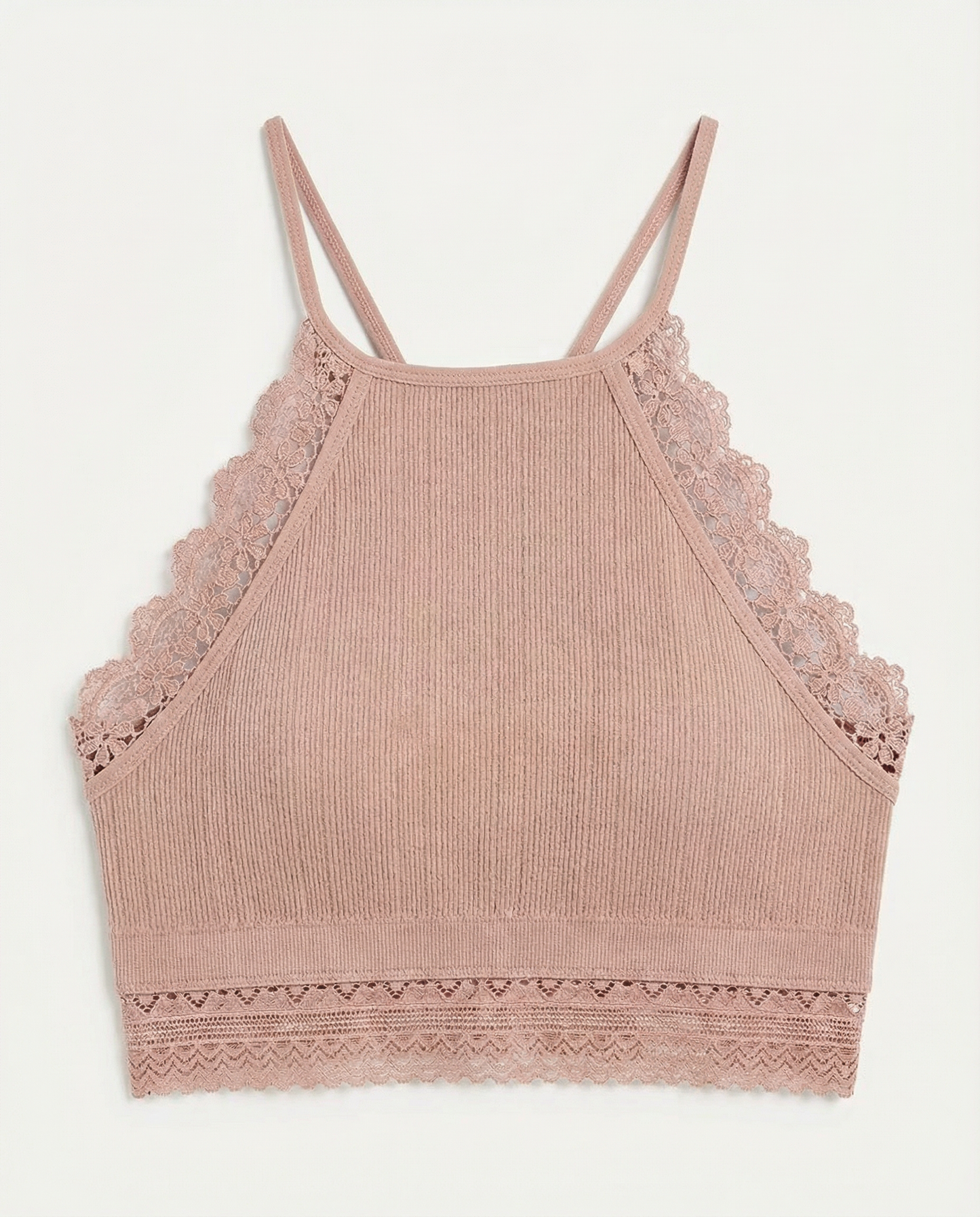 Seamless Crochet Lace & Strappy back Bralette