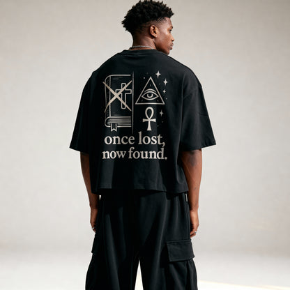 Now Found Glitch Boxy Tee