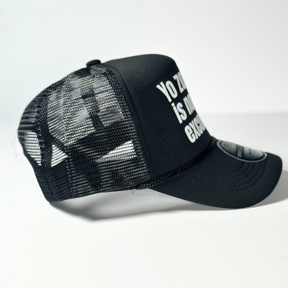YO ZODIAK BLACK MESH TRUCKER HAT