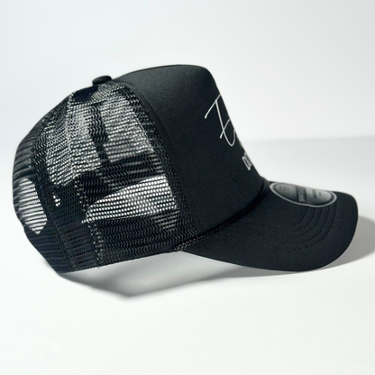 EMPATH NOT DOORMAT BLACK MESH TRUCKER HAT