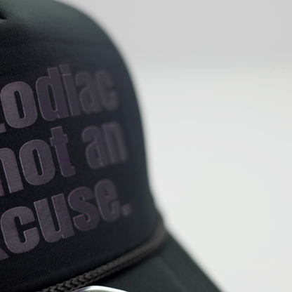 YO ZODIAK BLACK MESH TRUCKER HAT