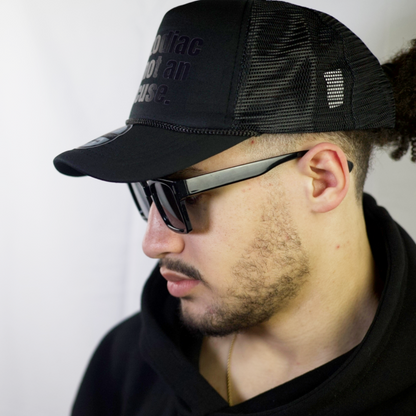 YO ZODIAK BLACK MESH TRUCKER HAT