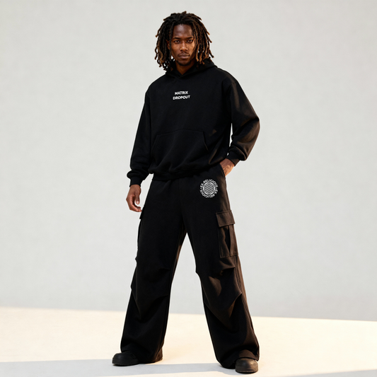 EX-Religious Wide Leg Sweatpants