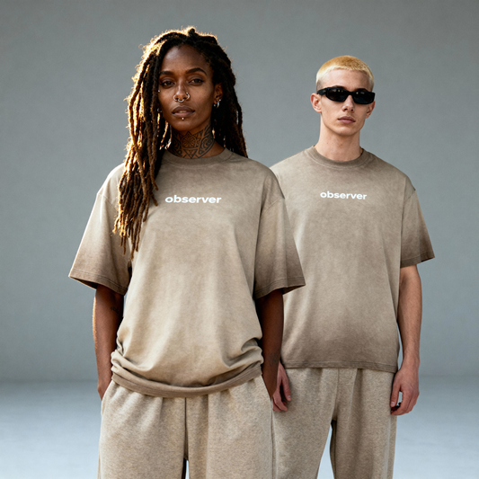 Observer Washed Gradient Stir Fried T-shirt