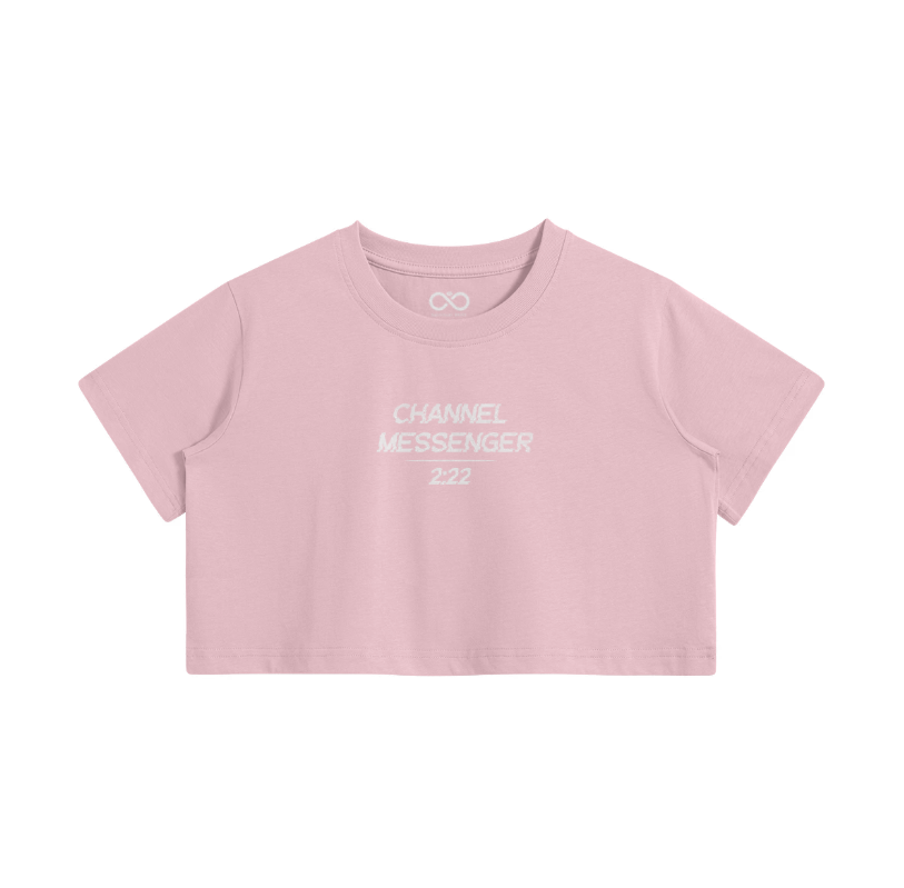 Channel Messenger 222 Crop Top