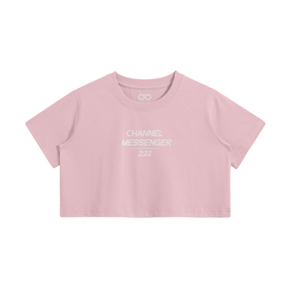 Channel Messenger 222 Crop Top