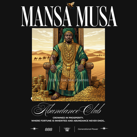 Mansa Musa Vintage Raw Hem Oversized Tee