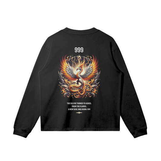 Rising Phoenix Loose Long Sleeve Tee