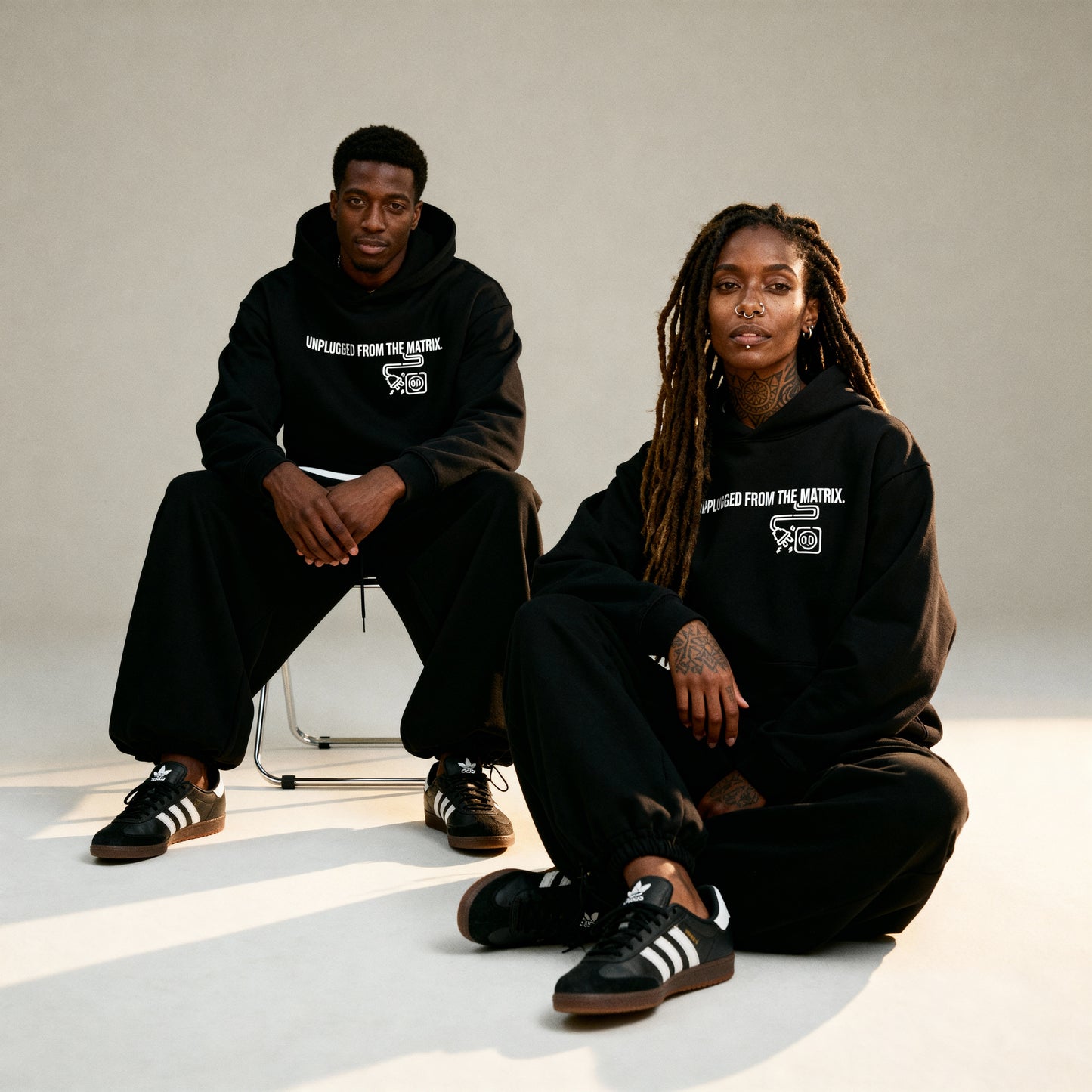 Unplugged From Matrix Boxy Hoodie