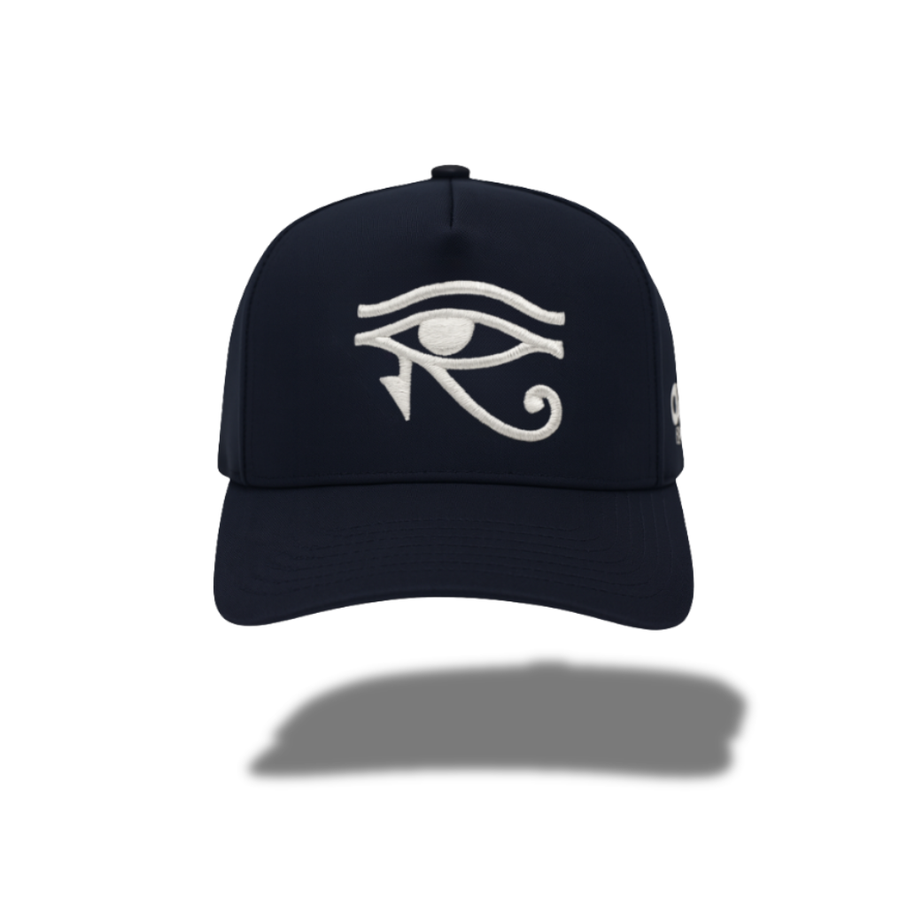 EYE OF HORUS B/W TRUCKER HAT