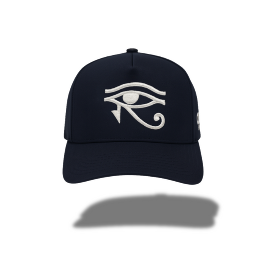 EYE OF HORUS B/W TRUCKER HAT