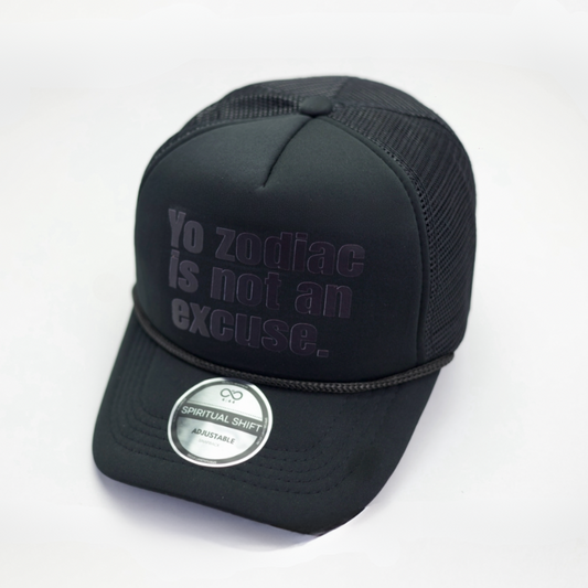 Yo Zodiac Trucker Hat - Black