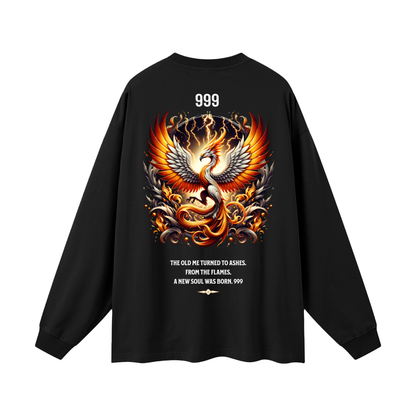 Rising Phoenix Oversized Long Sleeve Tee